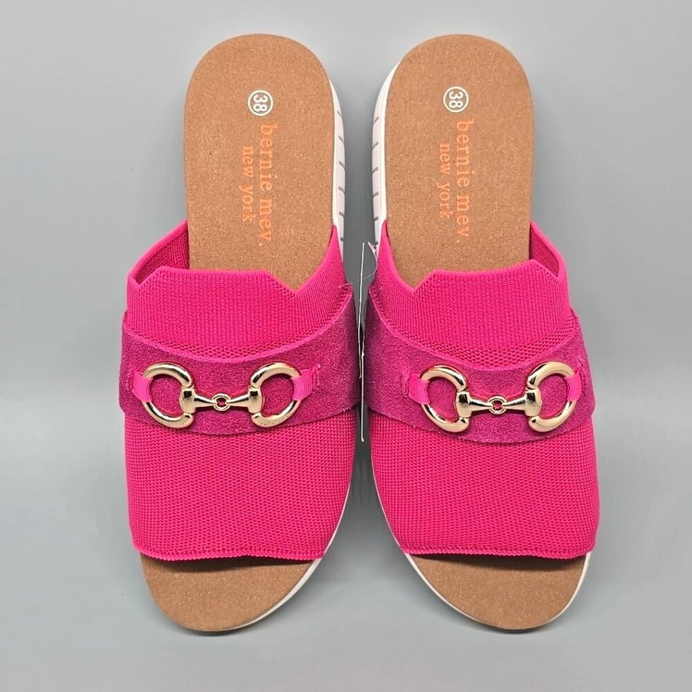 Bernie Mev Monaco Sporty Slide Sandals Open Toe Casual Women's Size 7.5/38 - Picture 10 of 12